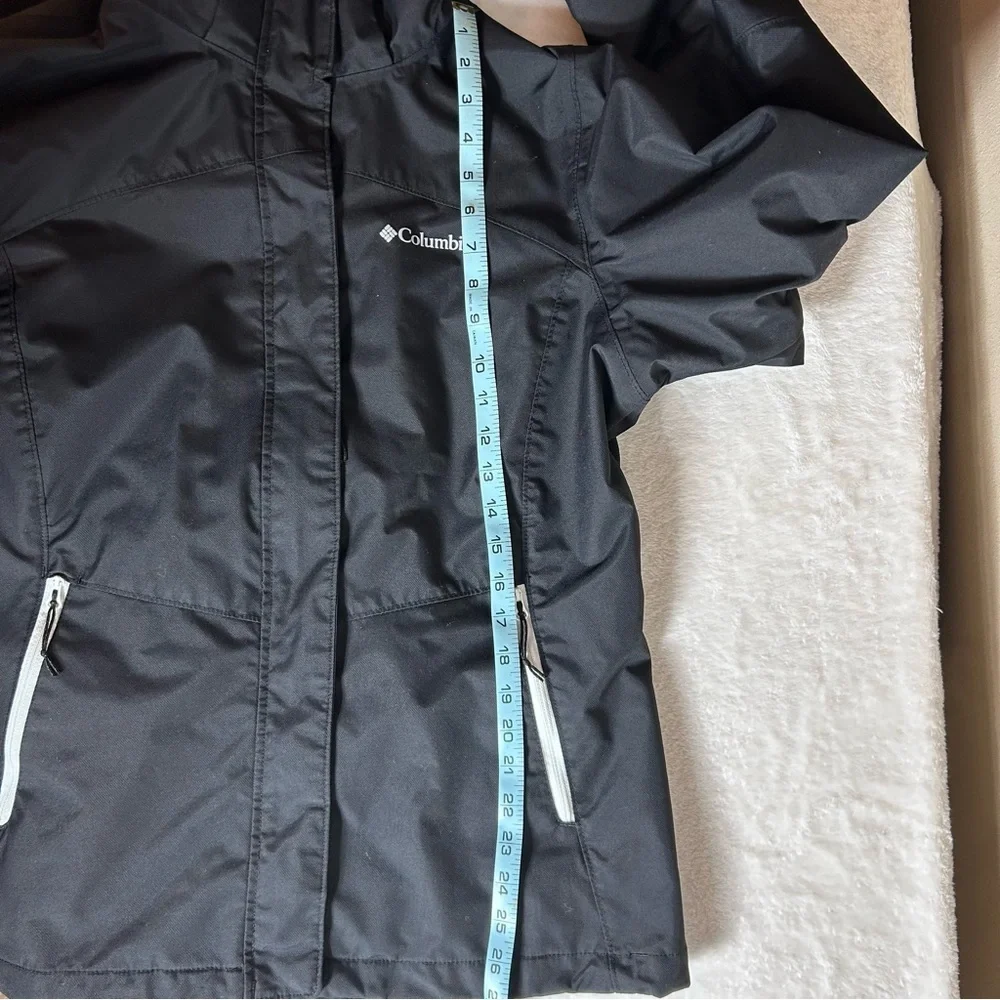 Columbia Women's Black Removable Hood Utility Sport Omni-Tech Jacket Size M - Picture 13 of 13